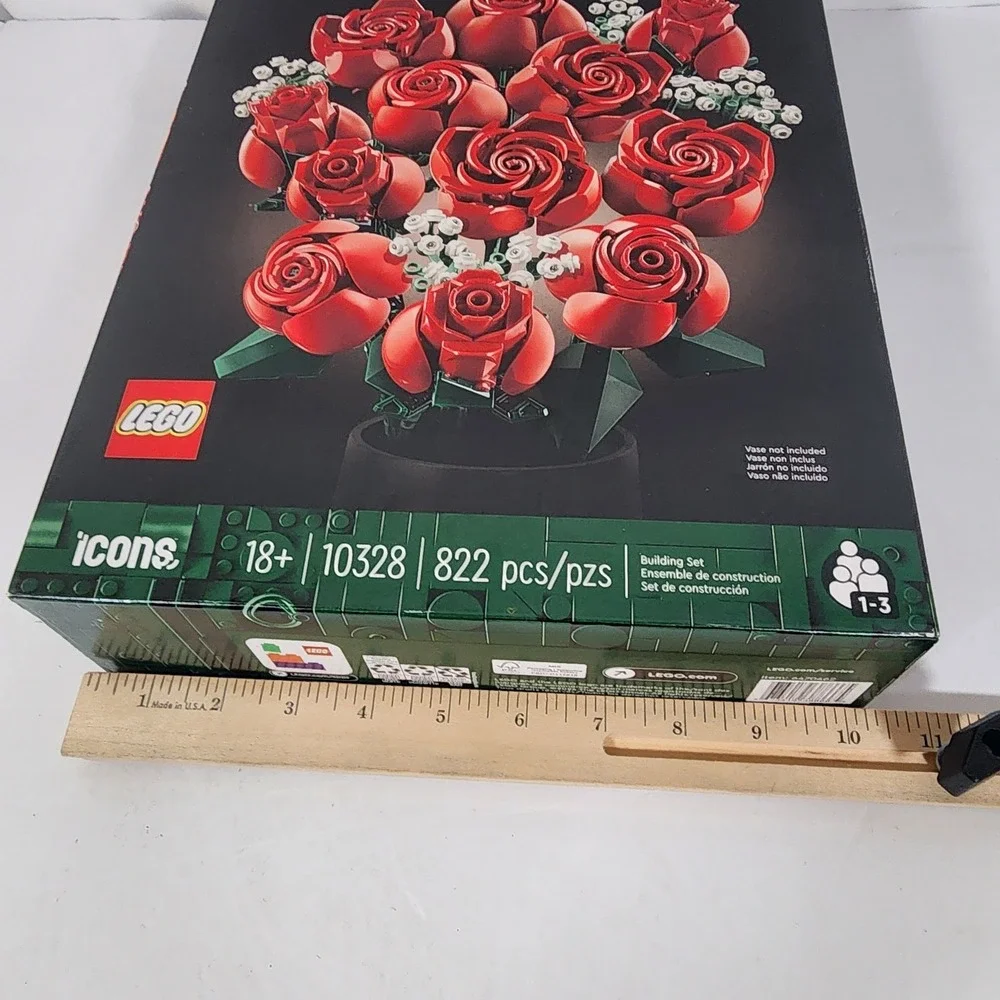 LEGO Icons Botanical Collection Bouquet of Roses 10328 New Sealed 822 PCS